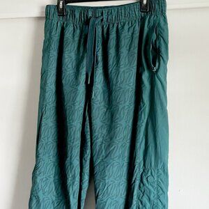 Puma x Breanna Stewart Green Storm Watch Stewie Packable Sport Pants Size S Teal